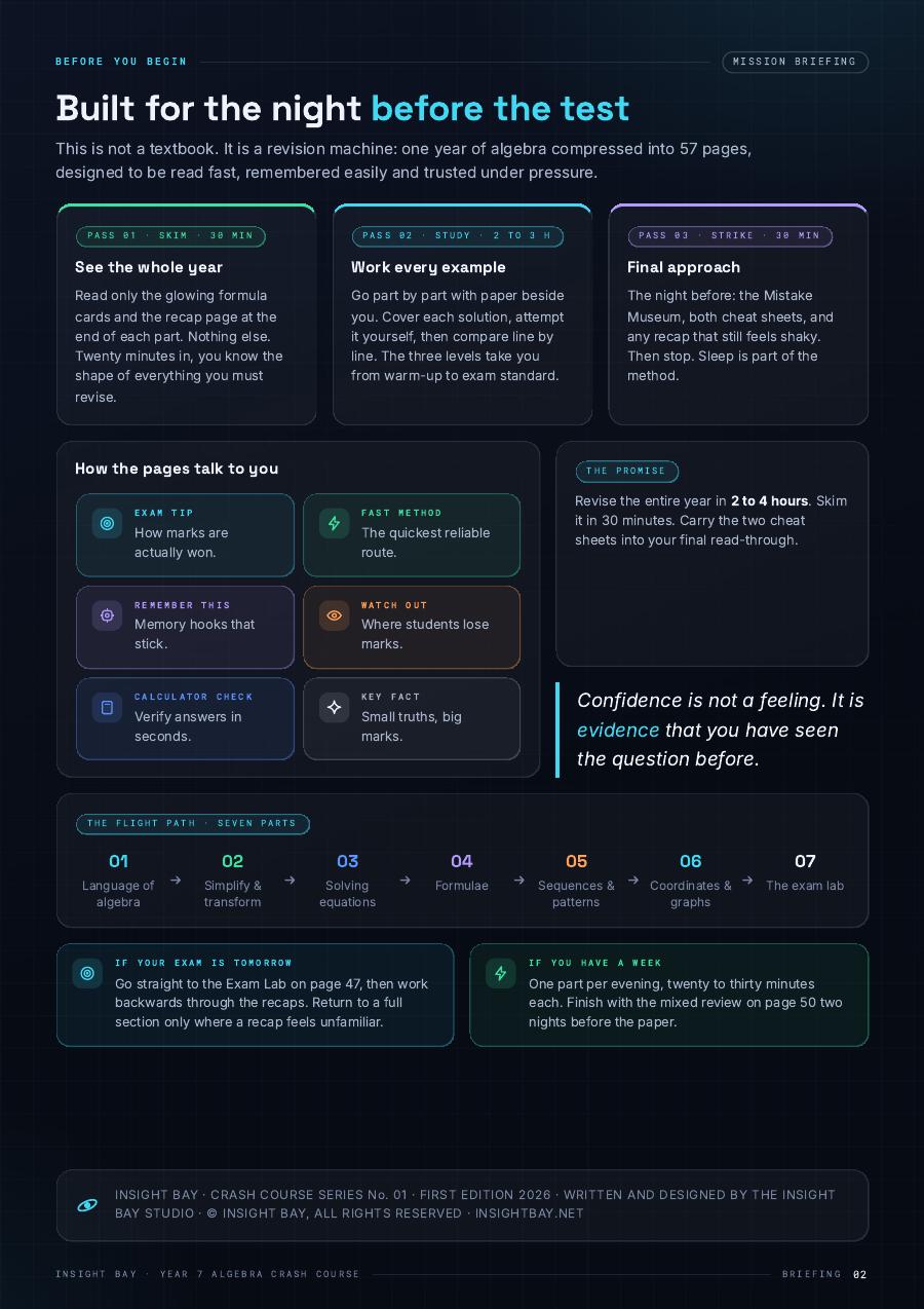 Briefing page
